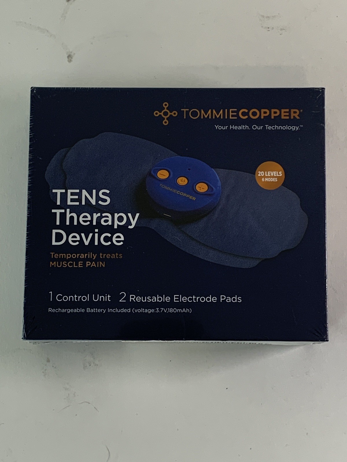 Tommie Copper TENS Therapy Device – Muscle Pain Relief – Rechargeable Battery