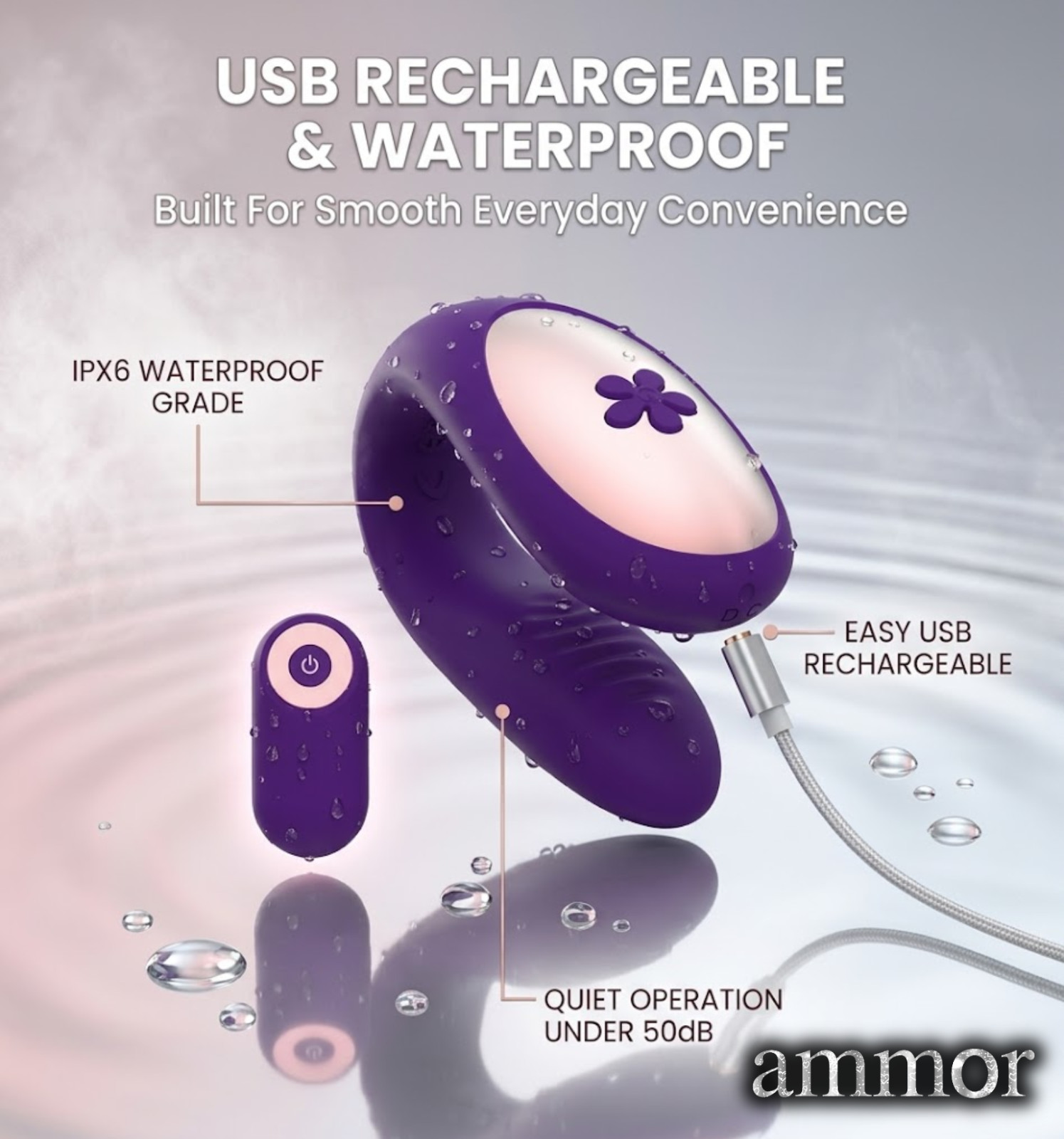 Sec Duo Rechargeable Silicone Couples Vibe