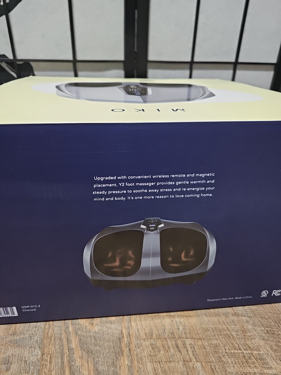 MIKO Foot Massager Machine – Deep Kneading, Shiatsu, Air Compression, and Heat