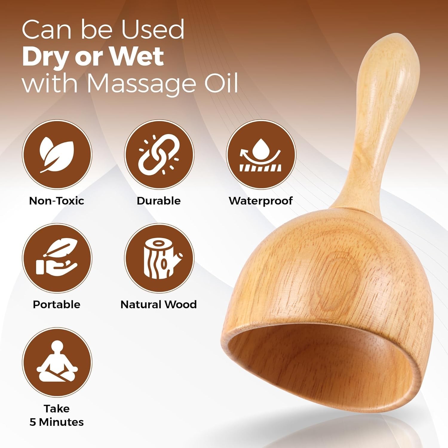 5-Piece Massage Tools Kit for Body Contouring & Muscle Relaxation – Spa-Quality
