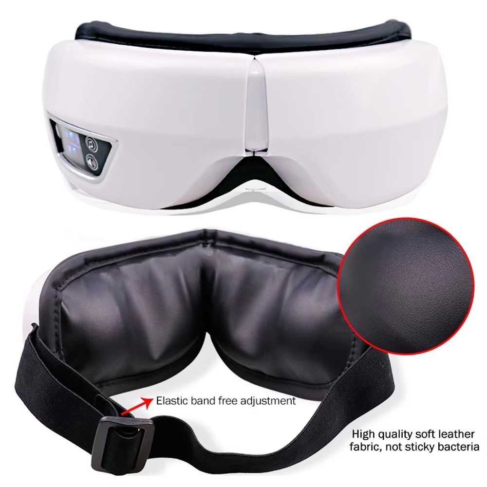 Eye Massager Bluetooth Air Pressure Vibration 1200mAh 9.45in/24cm Foldable