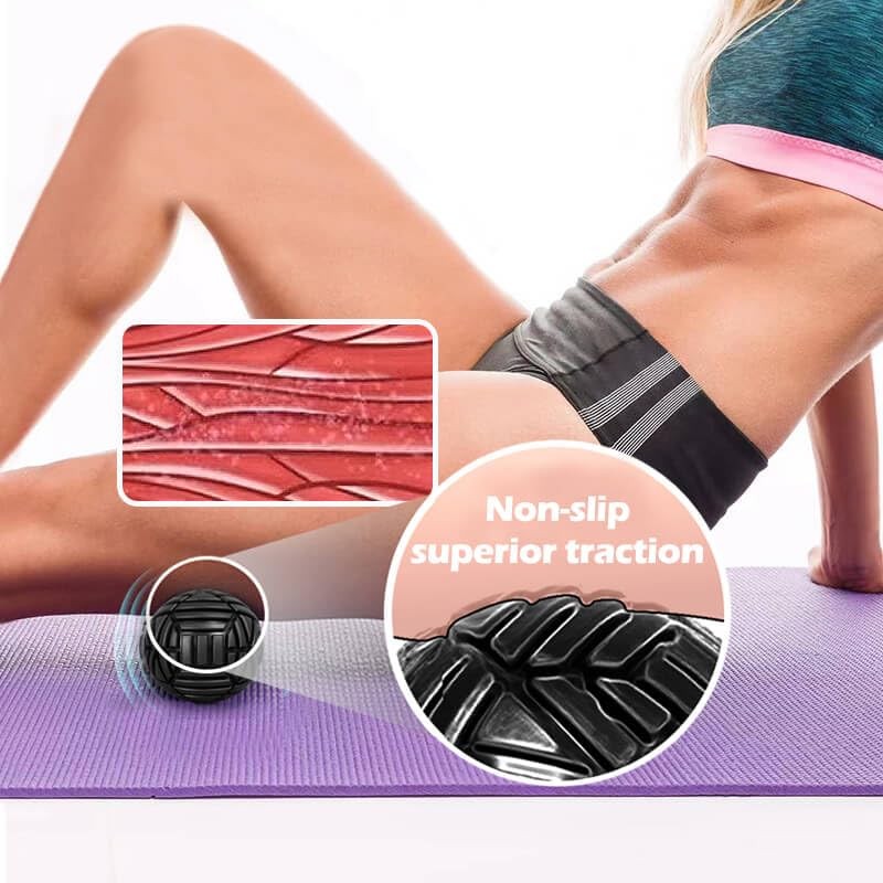 Tetop Fitness Muscle Massage Ball, 3.15in, Therapy Ball for Trigger Point Mas…