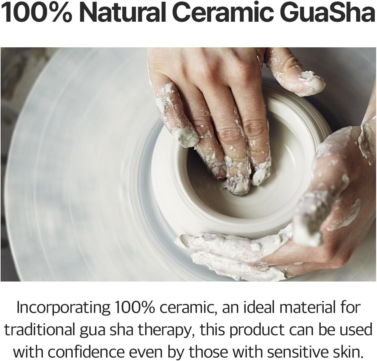 SOKSAL GUASHA,Ceramic Gua Sha,Body Massage Tool, Korean Body Guasha, Guasha