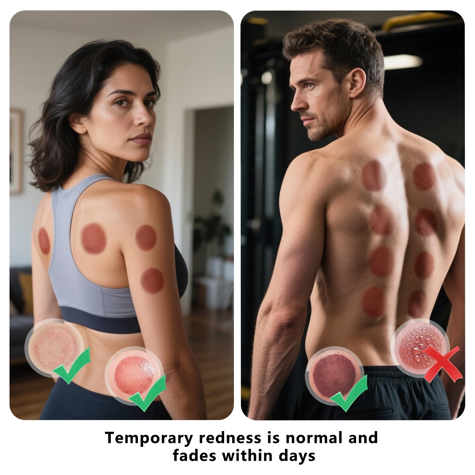 Cupping Kit for Massage Therapy, 6-in-1 Red Light Cupping Therapy Set for Tar…