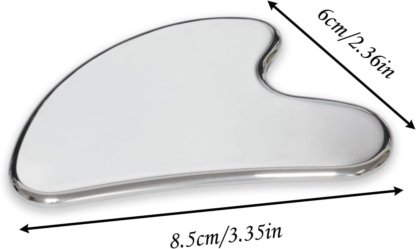 Stainless Steel Gua Sha Facial Tools Guasha for Face Metal Gua Sha Tighten Skin