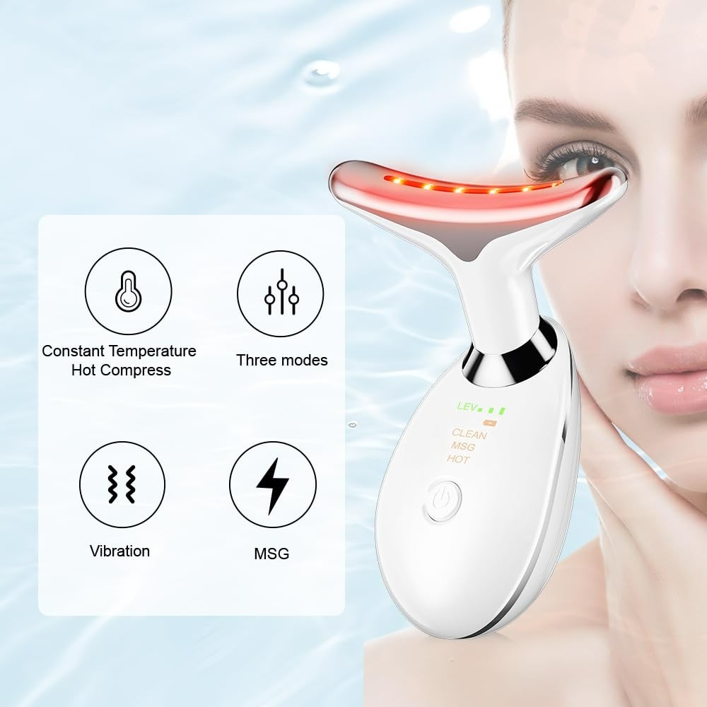 Ergonomic Face Sculpting Tool with Vibration – Ideal for All Skin Types