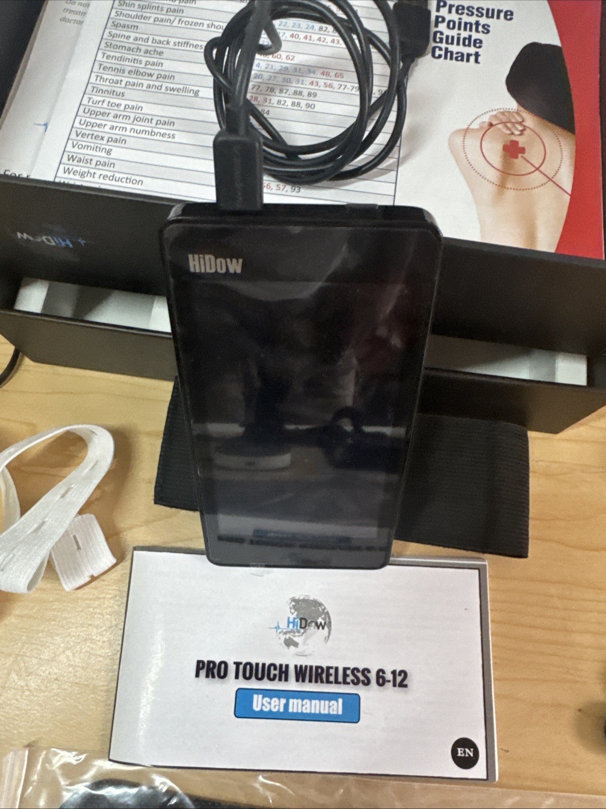 Hidow Pro Touch 6-12 modes Electric Massager Wireless Professional Strength TENS
