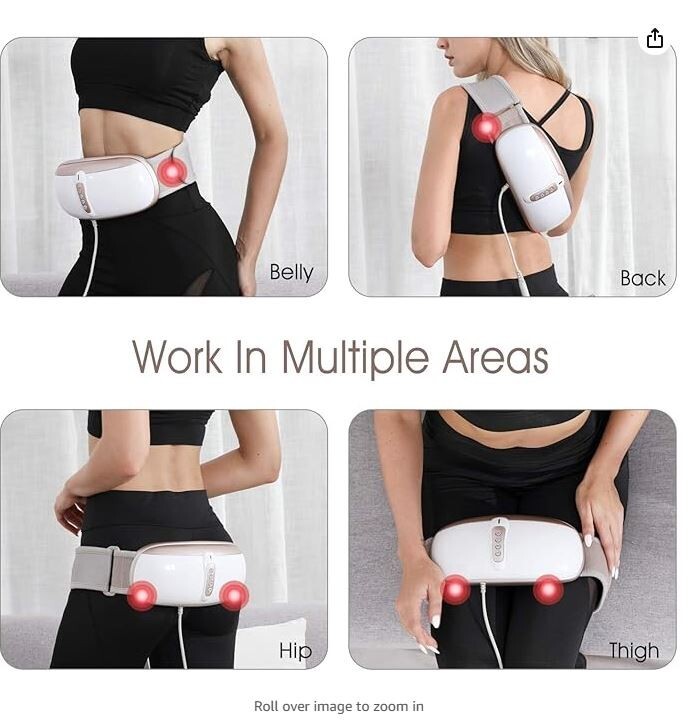 OWAYS Slimming Belt Weight Loss Machine – Adjustable Vibration Massage for Women