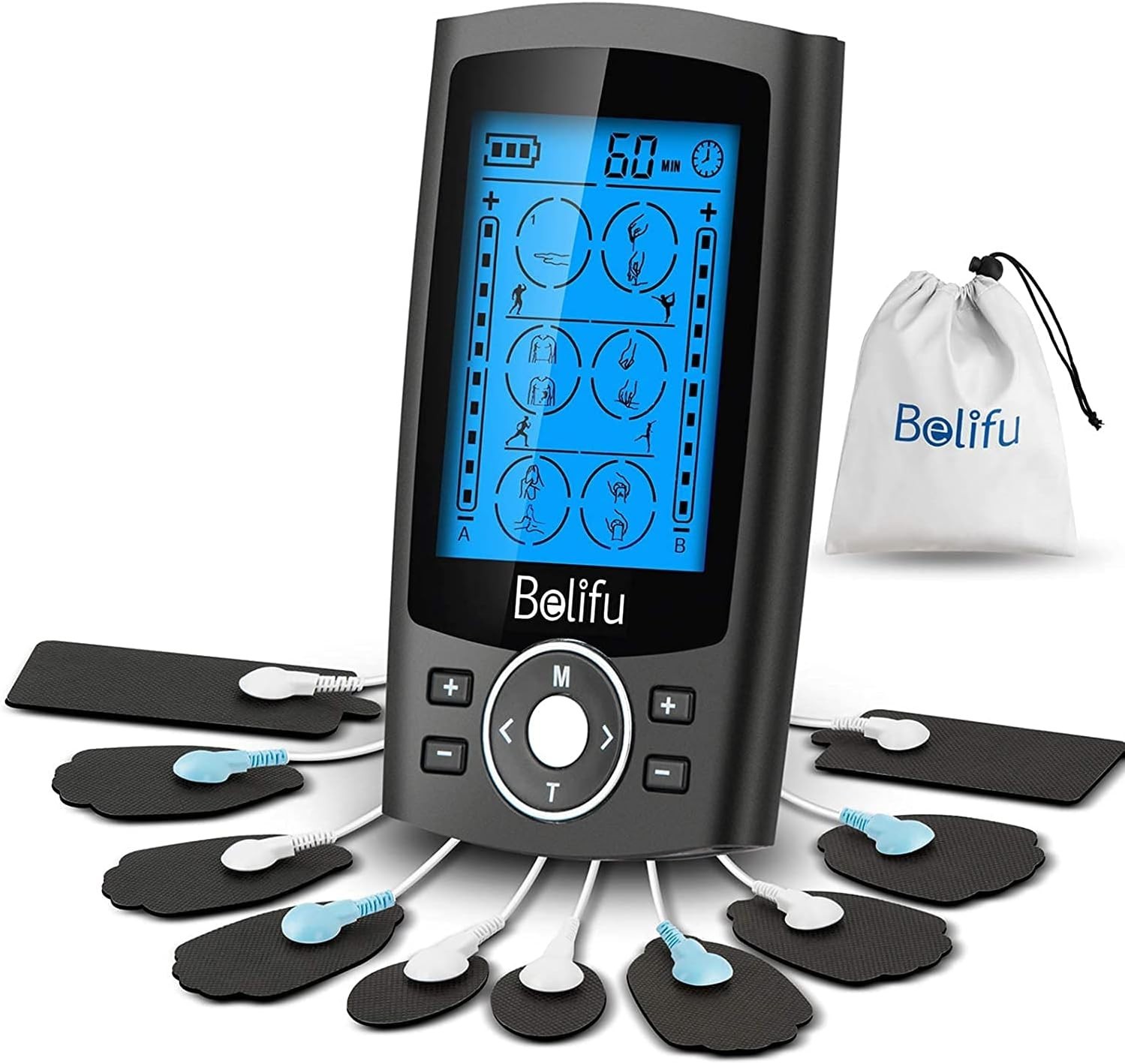 Advanced 24 Mode Dual Channel TENS Unit for Effective Muscle Pain Relief Anytime