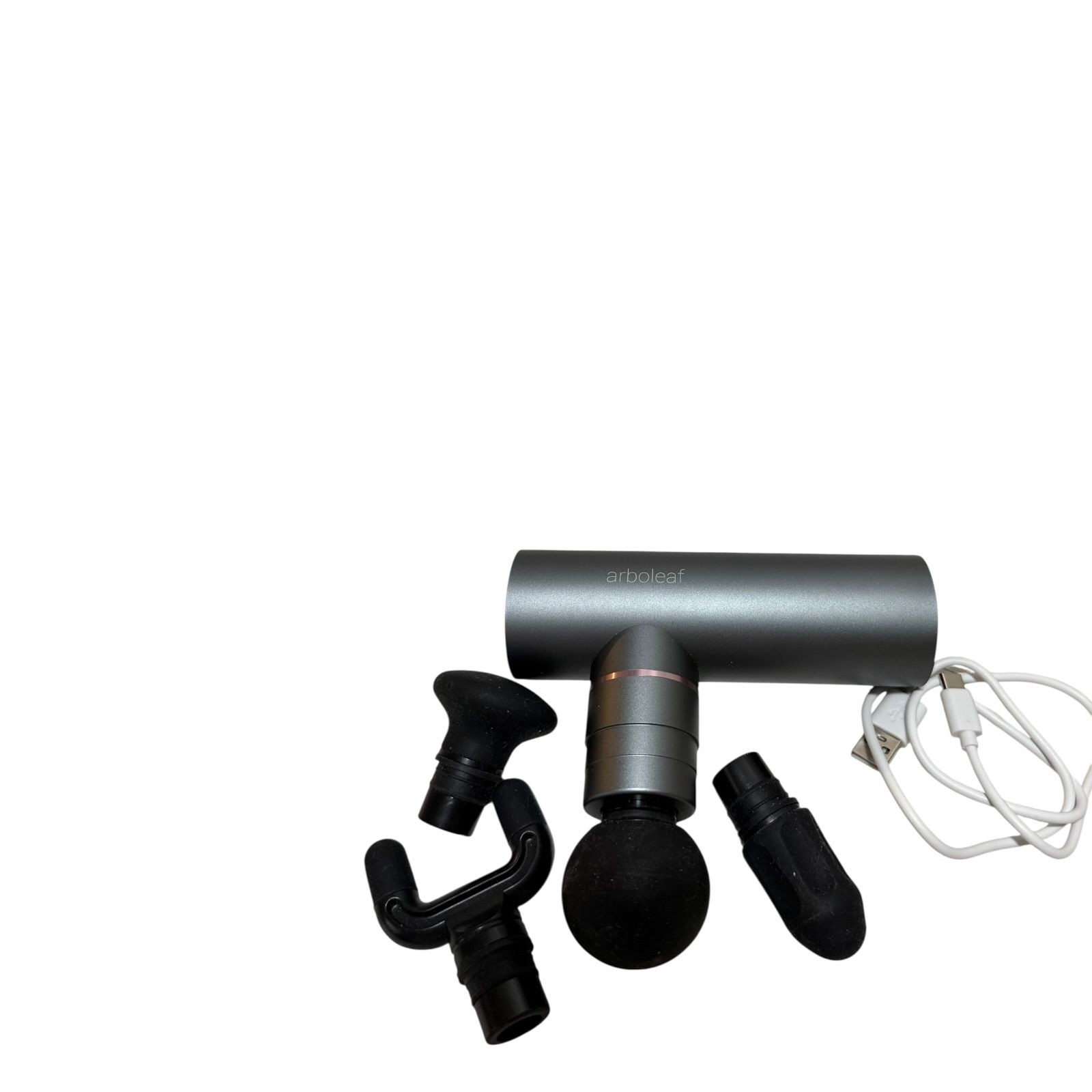 Arboleaf Mini Massage Gun 4 Attachments USB Charging Cable For Muscle Recovery