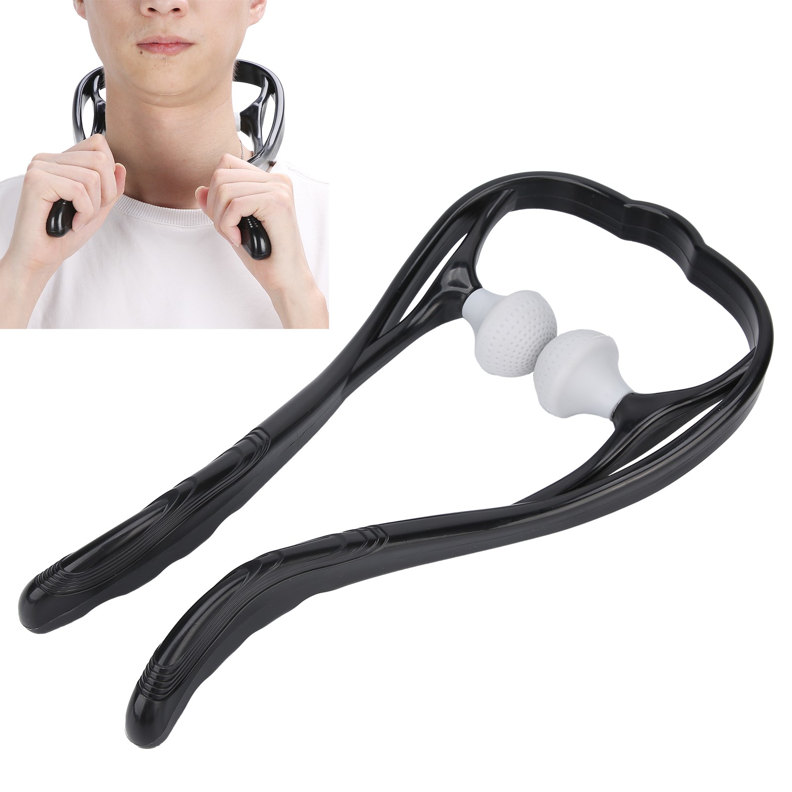 Hand Roller Neck Massage Tool For Deep Muscle Relaxation Massage For Office Work