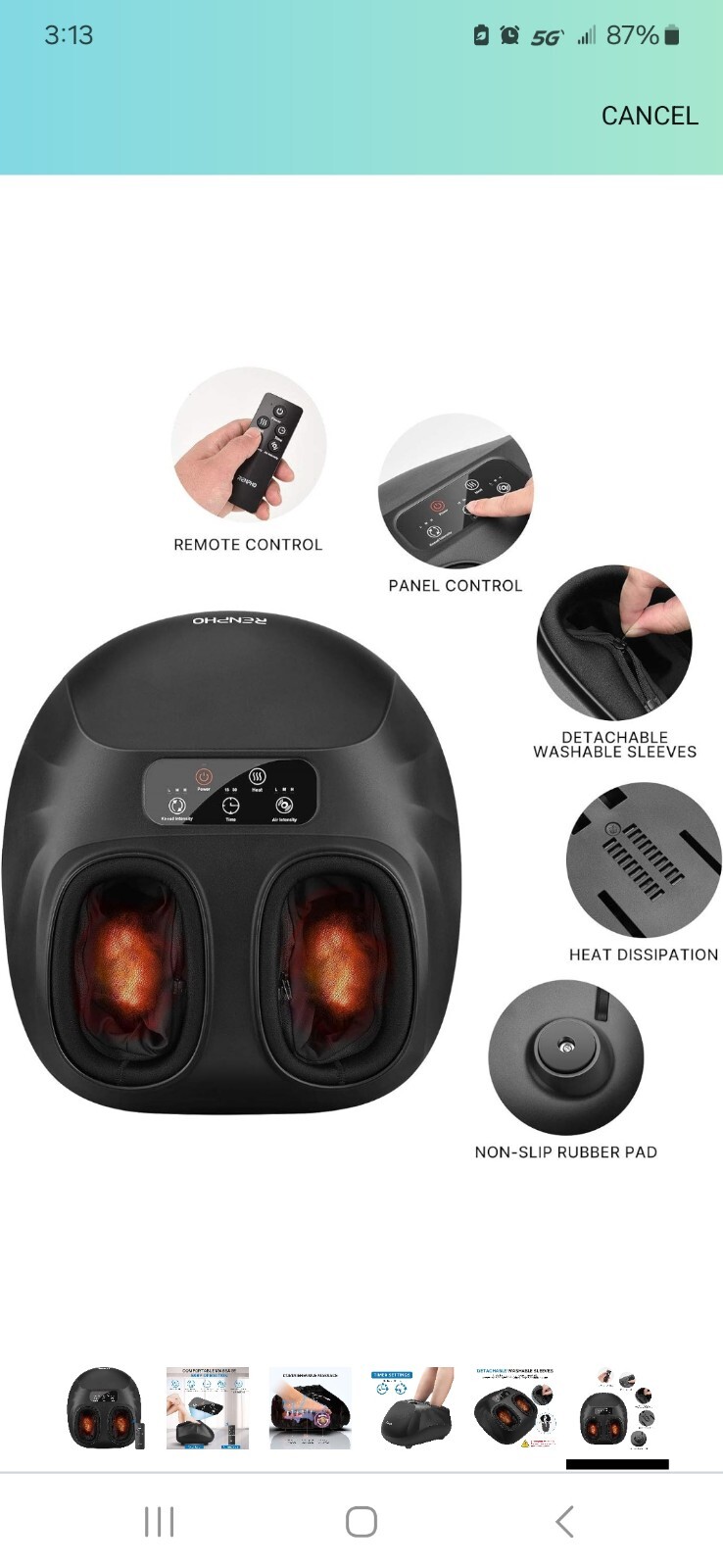 RENPHO RF-FM059 Foot Massage Machine