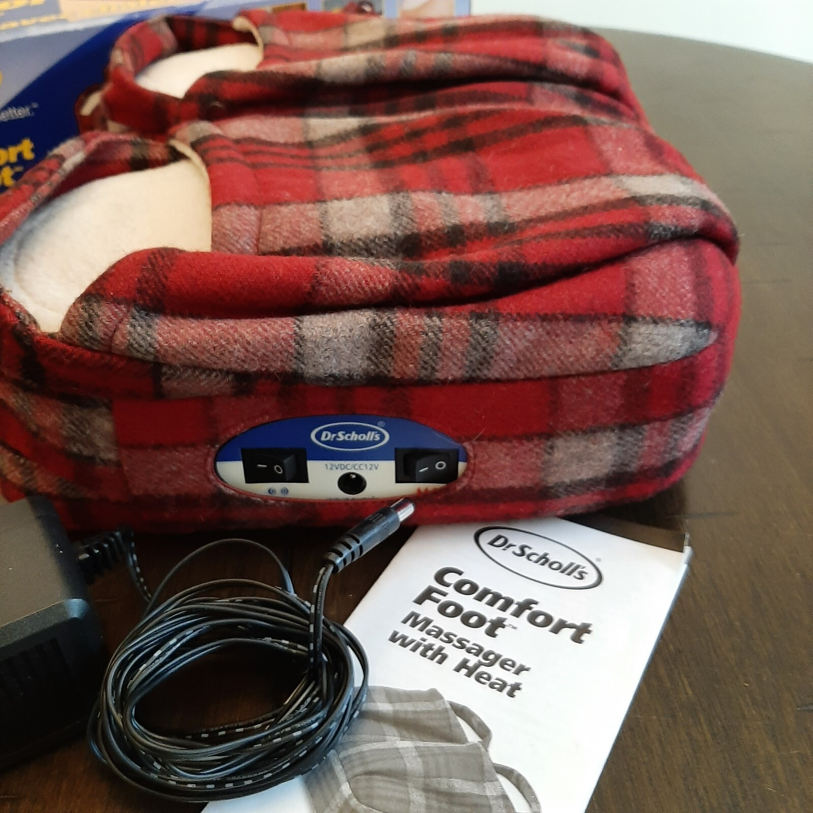Dr. Scholl’s Comfort Foot Massager with Heat. Memory Fit Series. New open box.