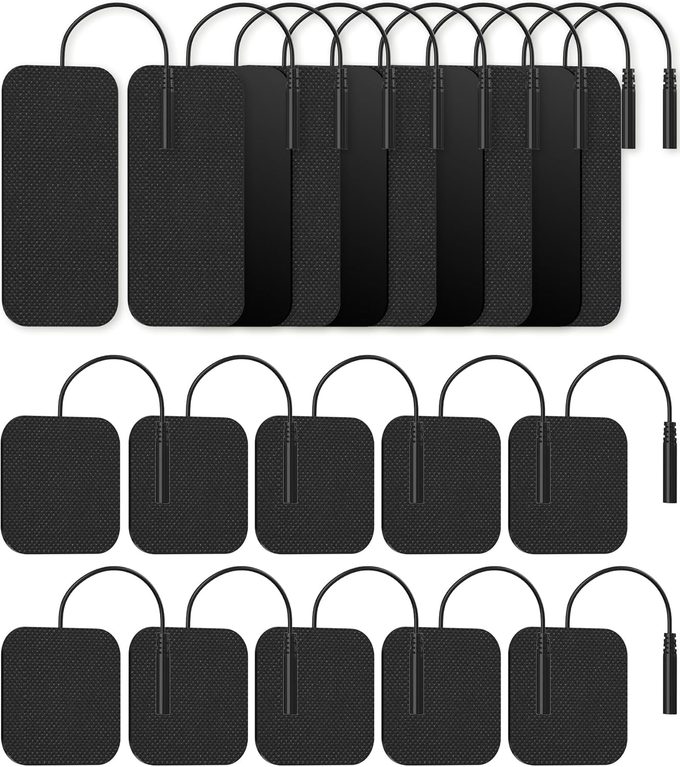 TENS Unit Replacement Pads, Nursal Reusable Self-Adhesive Electrodes Pads 20 Pac