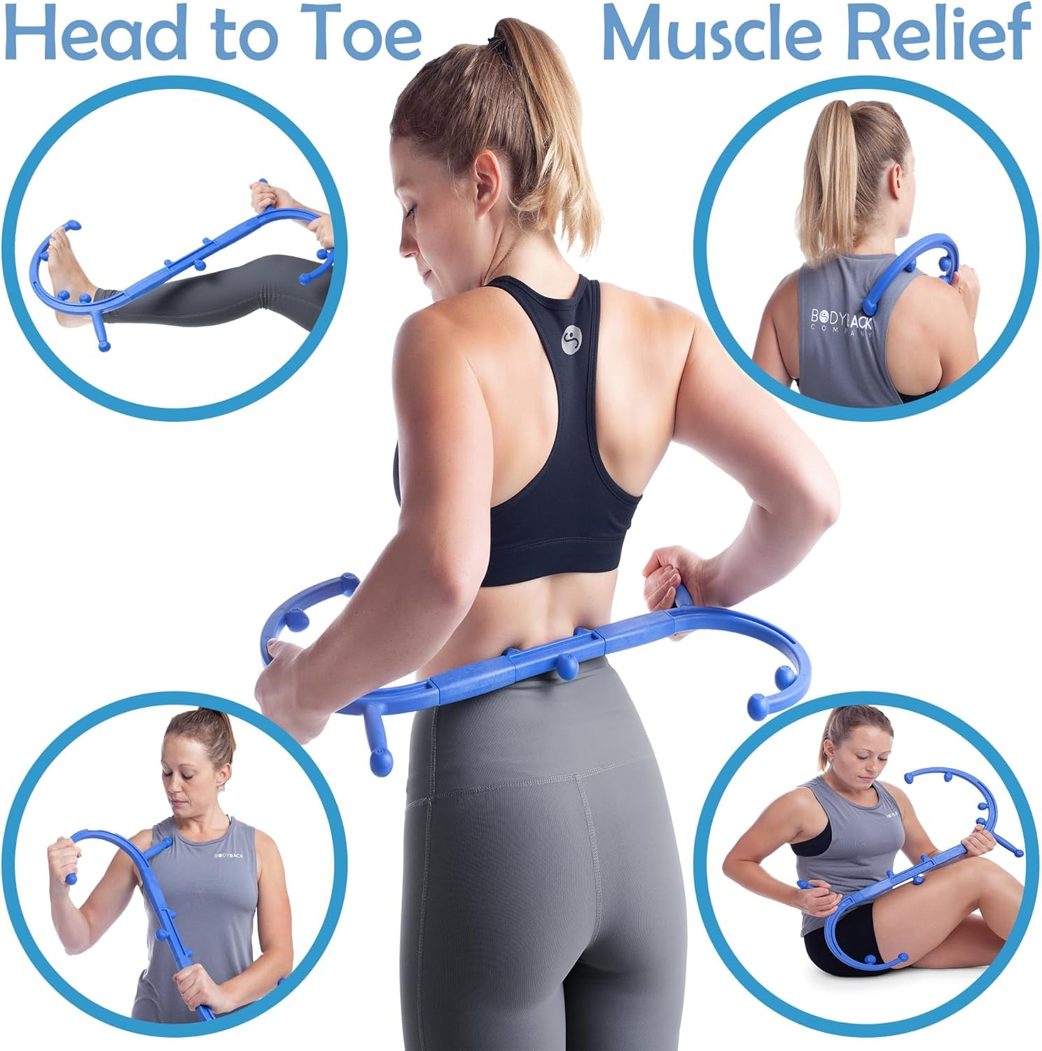 Body Back Buddy Classic USA Made FSA Eligible Handheld Full Body Massage Cane Tr