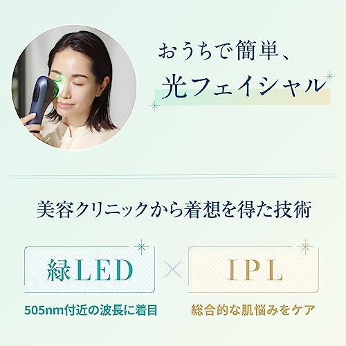 Yarman facial equipment Blue Green Shot IPL LED YJFC0B Black NEW