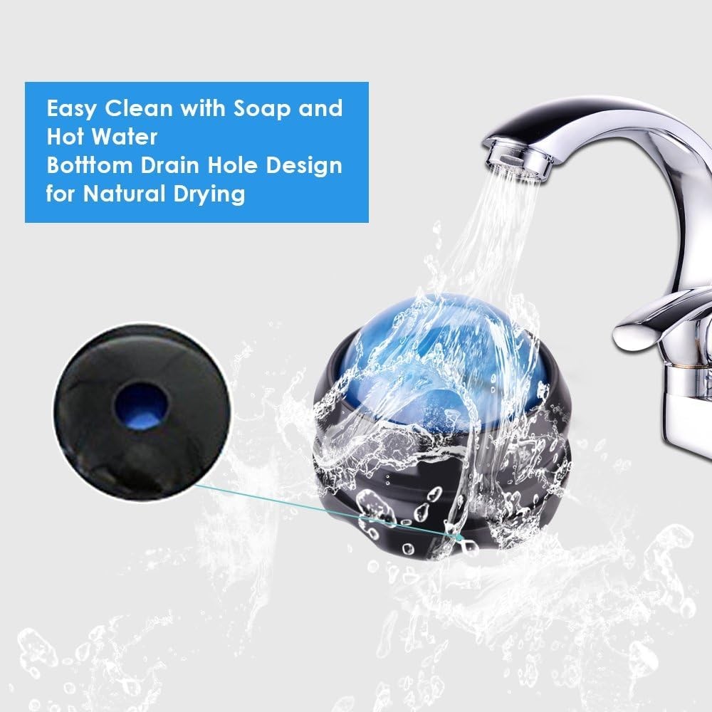 Massage Ball Roller Pain Relief Self Therapy Sore Muscle Joint Blue