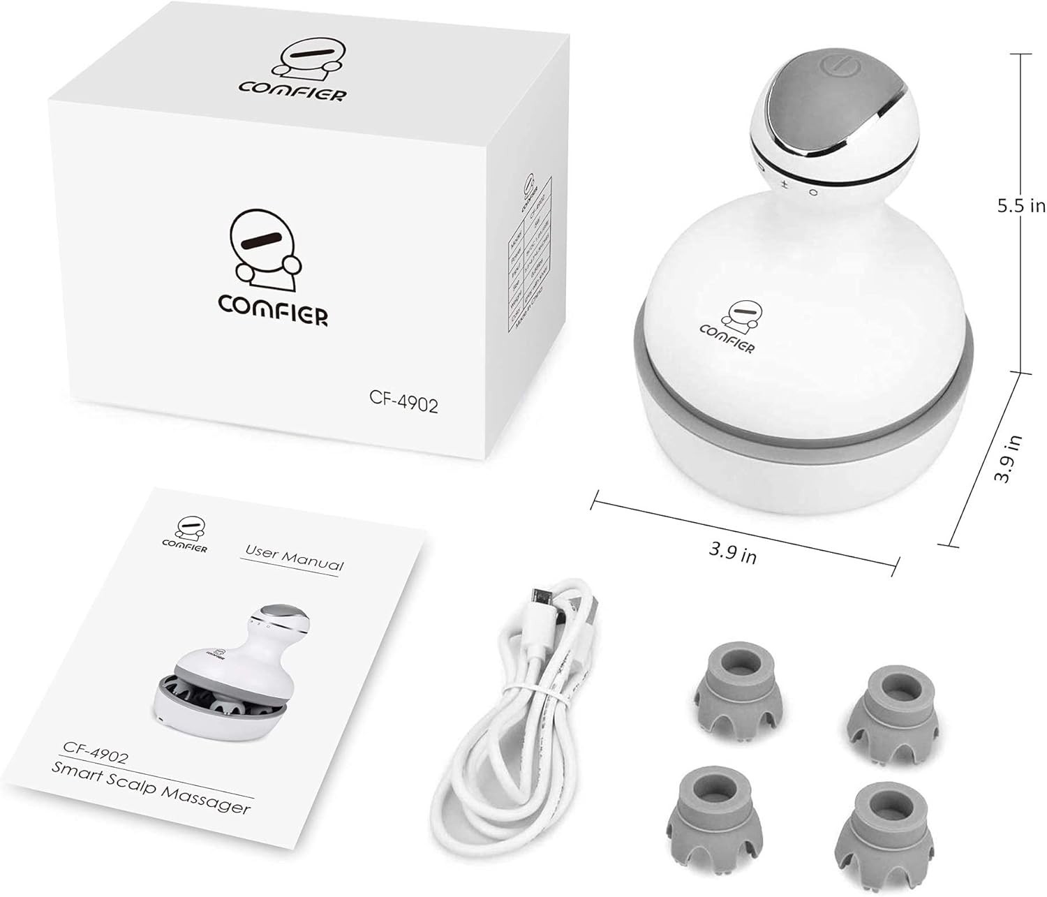 Deep Scalp Massage Massager – Portable, Cordless & Ideal Gift for Men and Women