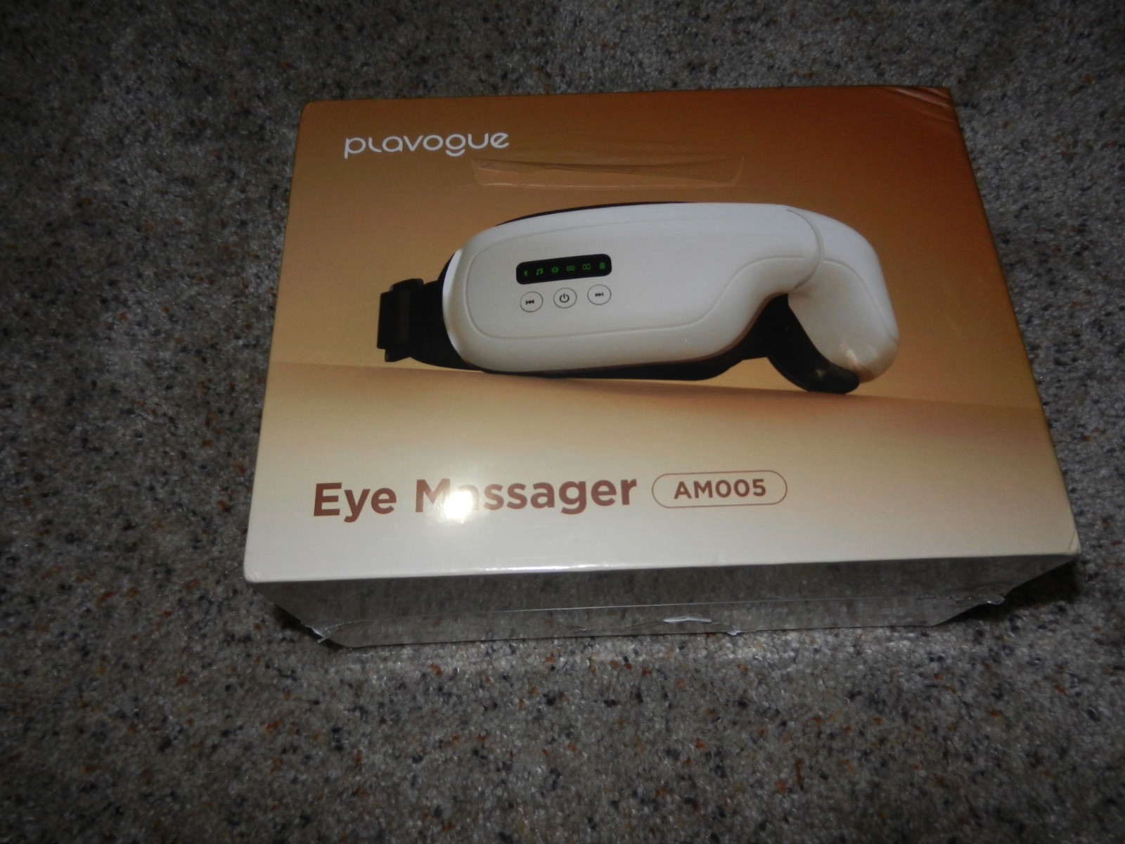 Plavogue AM005 Electric Eye Massager Foldable Heated Portable Black