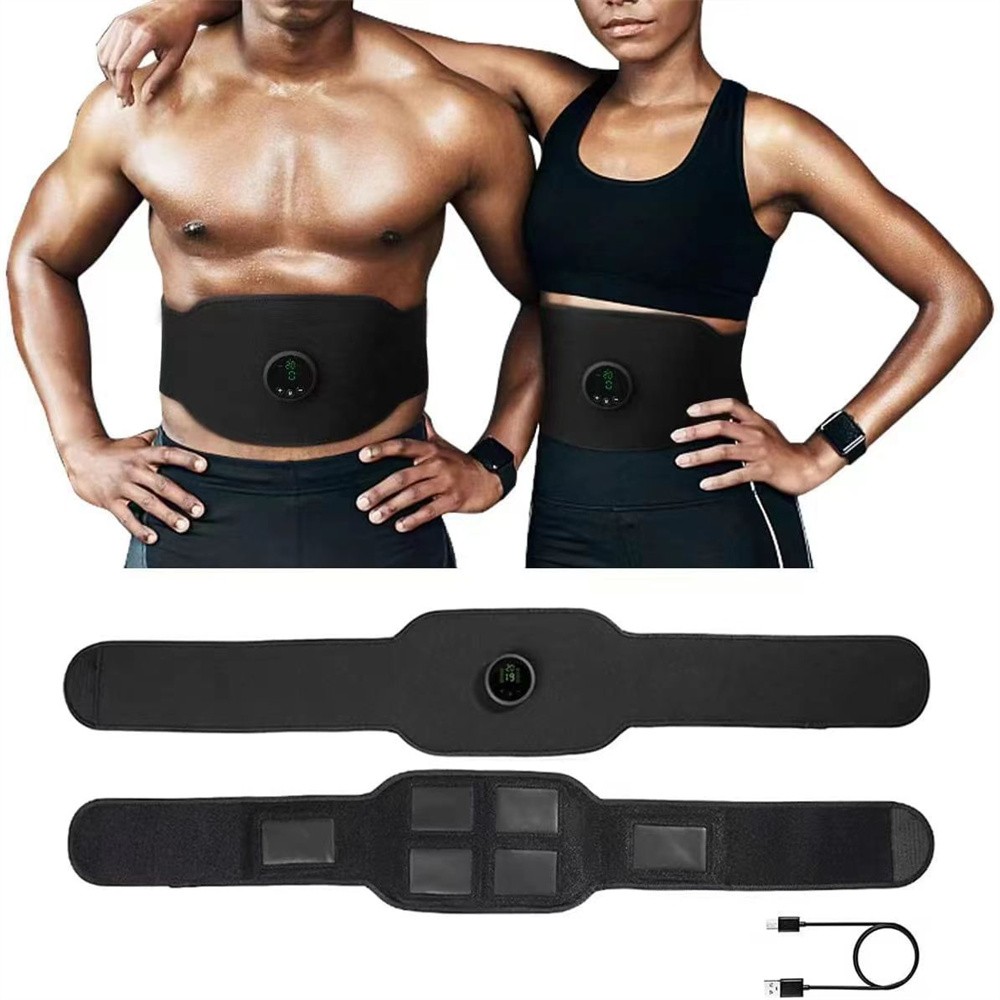Next Gen Ultra EMS Muscle Stimulator Rechargeable Fitness AB Belt Toning Set