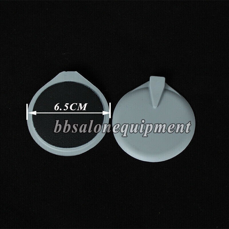 5 Pair 6.5cm Round Rubber Electrode Pads For Microcurrent Body Sliming Machine