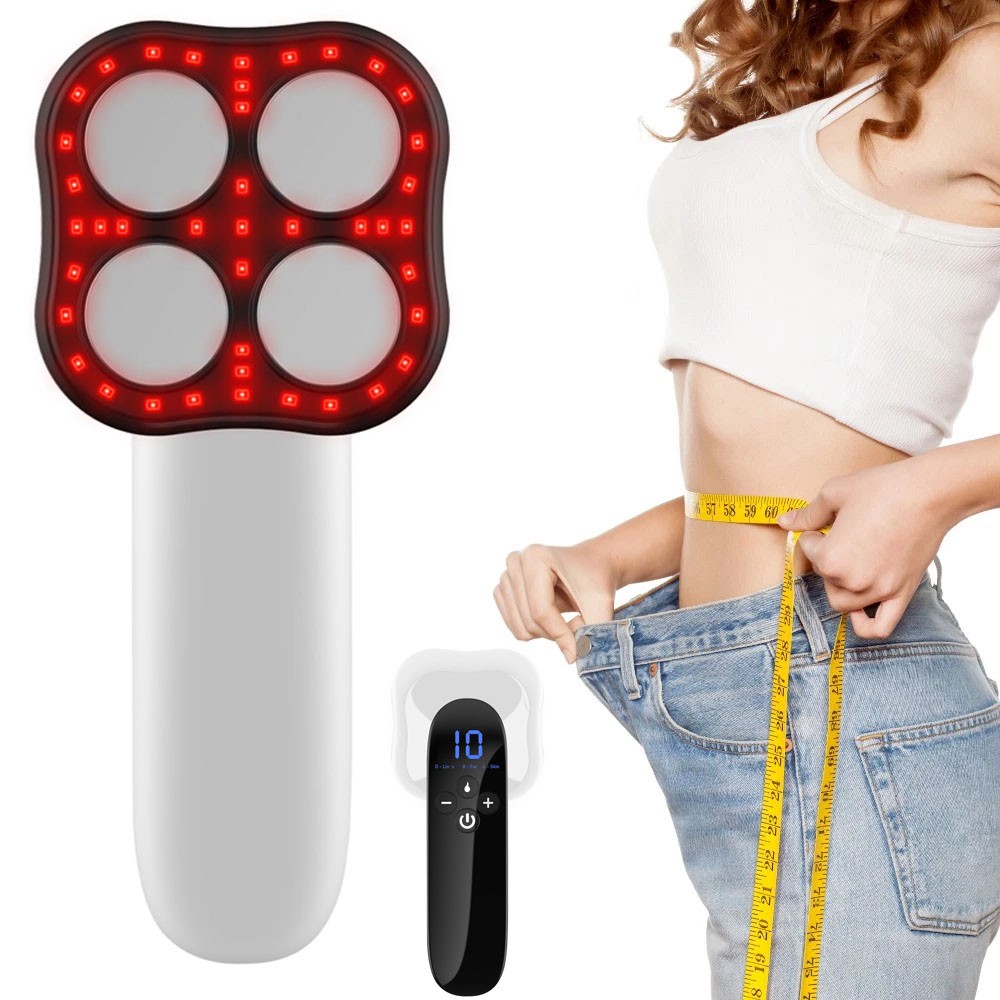 Professional 4-Head Body Machine with 3 Modes & 10 Level for Belly Waist Arm Leg