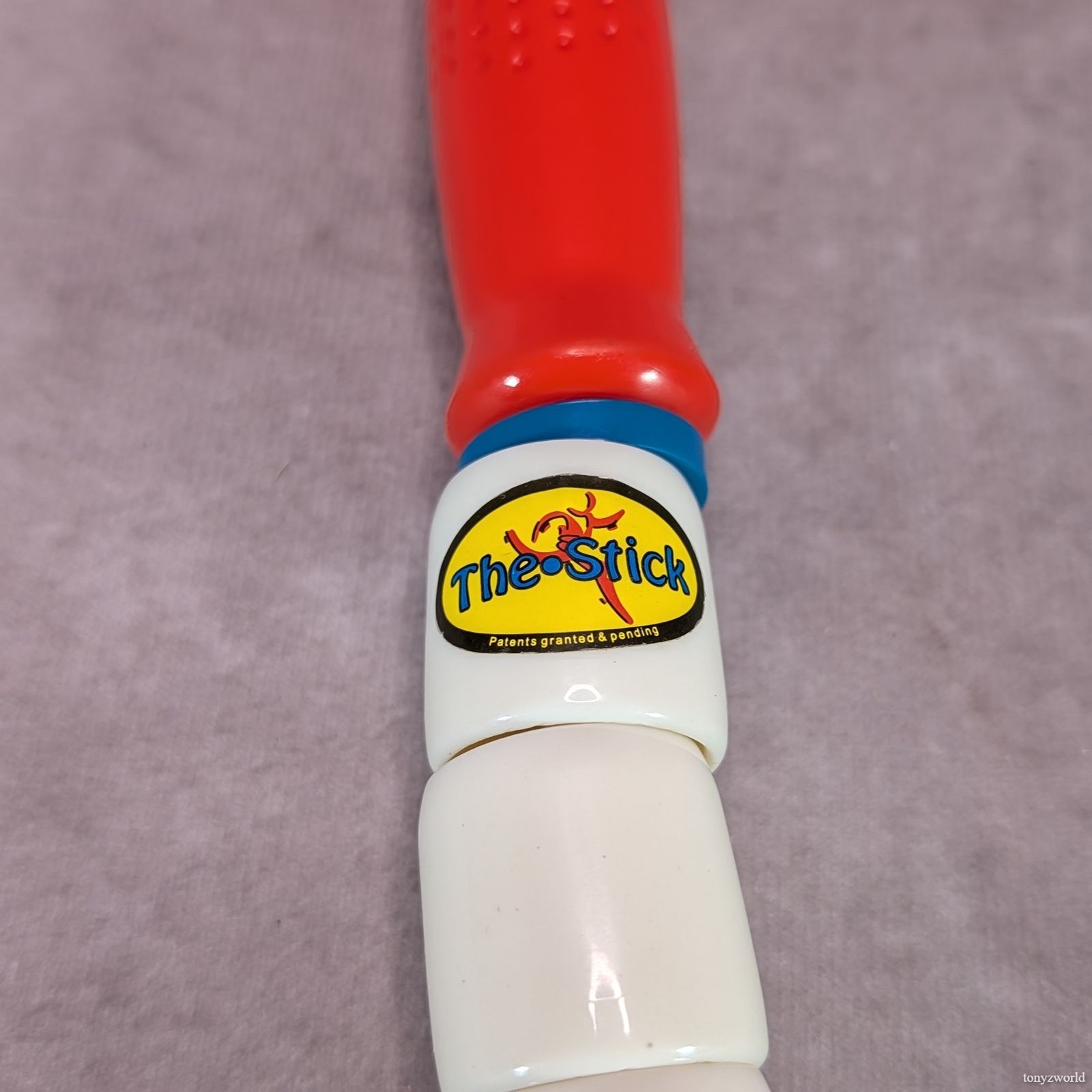 The Stick Body Roller Massage Muscle Therapy Tool Original 18.5″ Red Handle