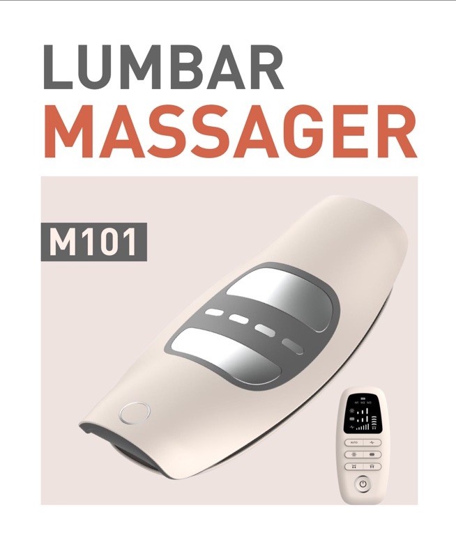 Electric Lumbar Traction Massager Height Adjustable Back Massage Waist Spine