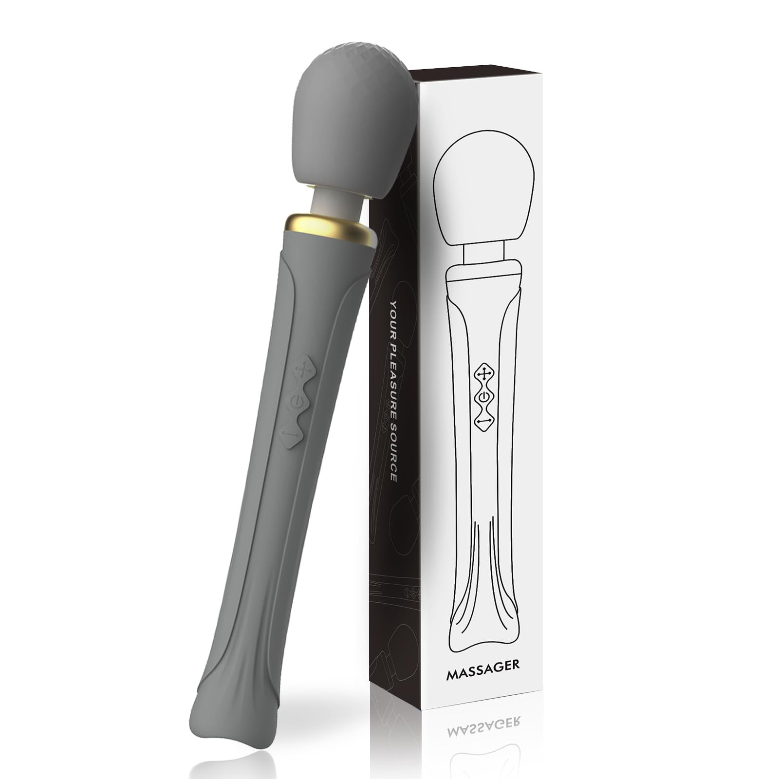 Smmgqeee Personal Massager – Travel – Quiet – Handheld Cordless Massager Rela…