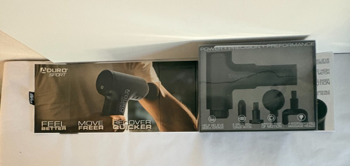 Aduro Sport Elite Recovery Massage Gun, Black