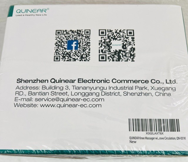 QUINEAR Knee Massager for Pain Relief,Air Compression Heating Pad Qn-031k