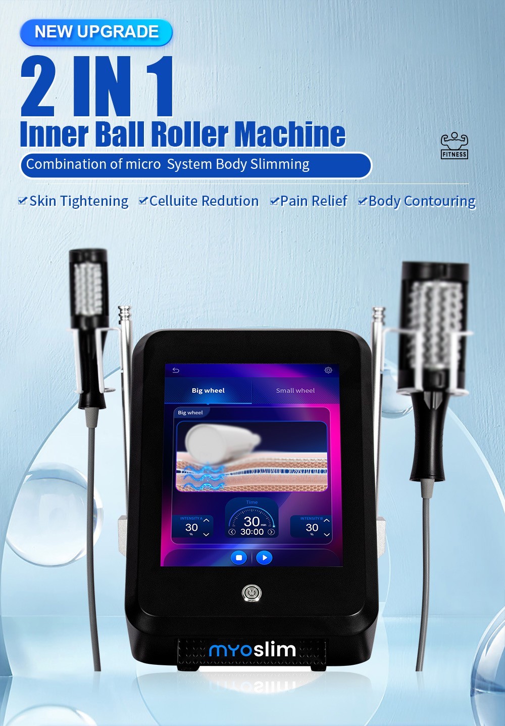 Roller fat mass massage inner ball roller body shape ultra-thin inner ball machi