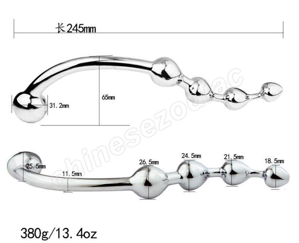 Stainless Steel Handheld Full Body Massager Wand Prostate Toy Stimulate Massage