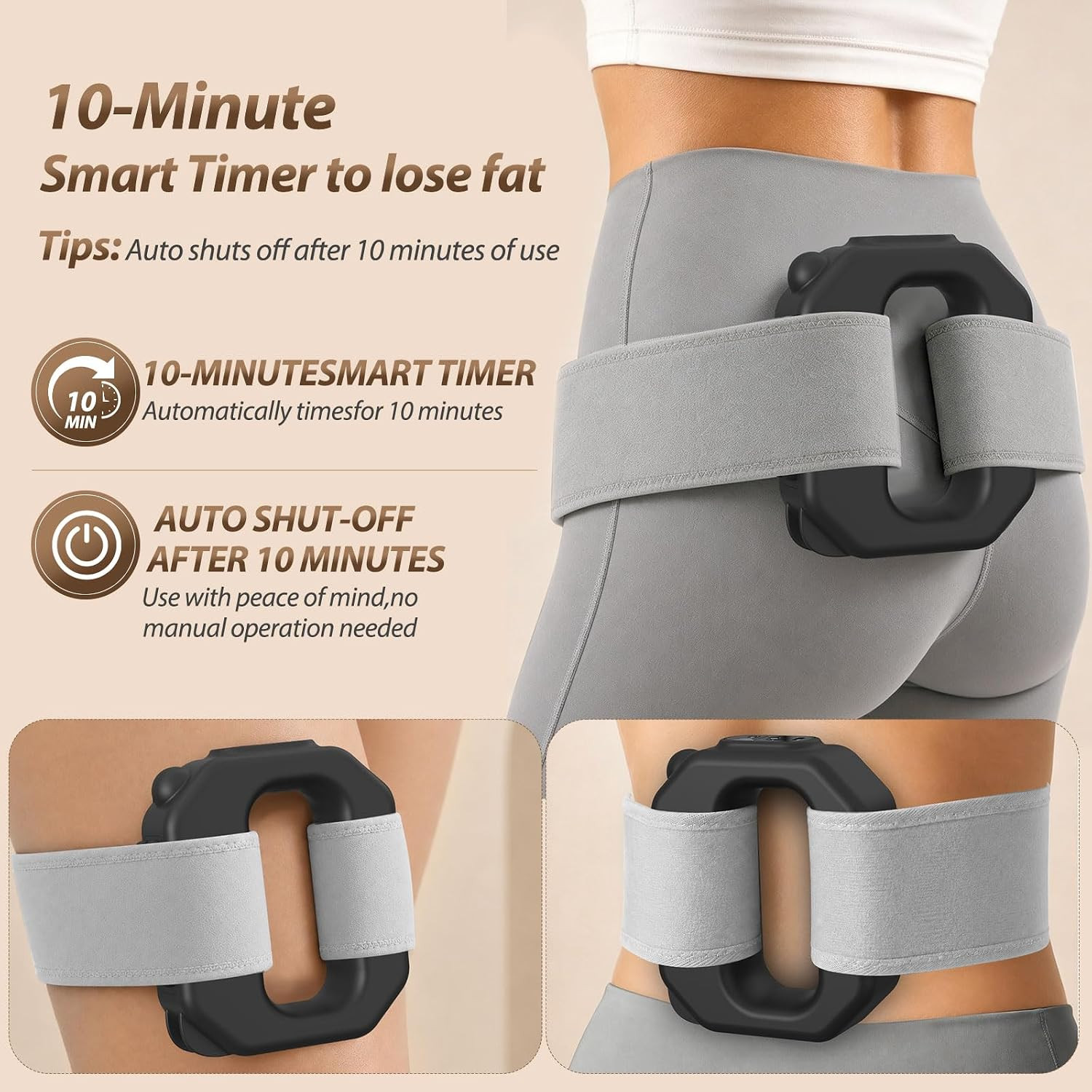 R10 Fascia Ring Massager, Multifunctional Full-Body Massager, Hands-Free Electri
