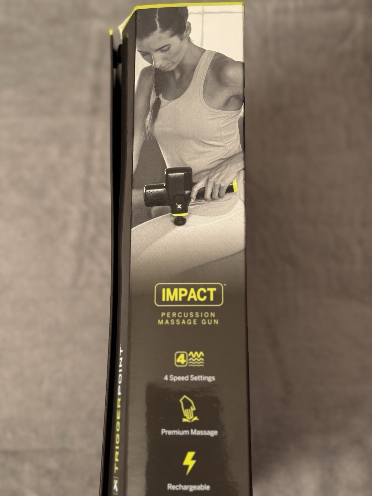 Trigger Point Impact Percussion Massage Gun Massager 4 Speed Rechargeable