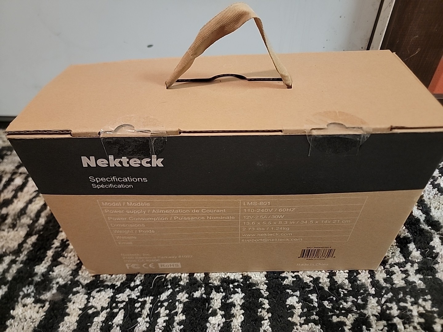 Nekteck Neck & Back Massager With Heat NEW!