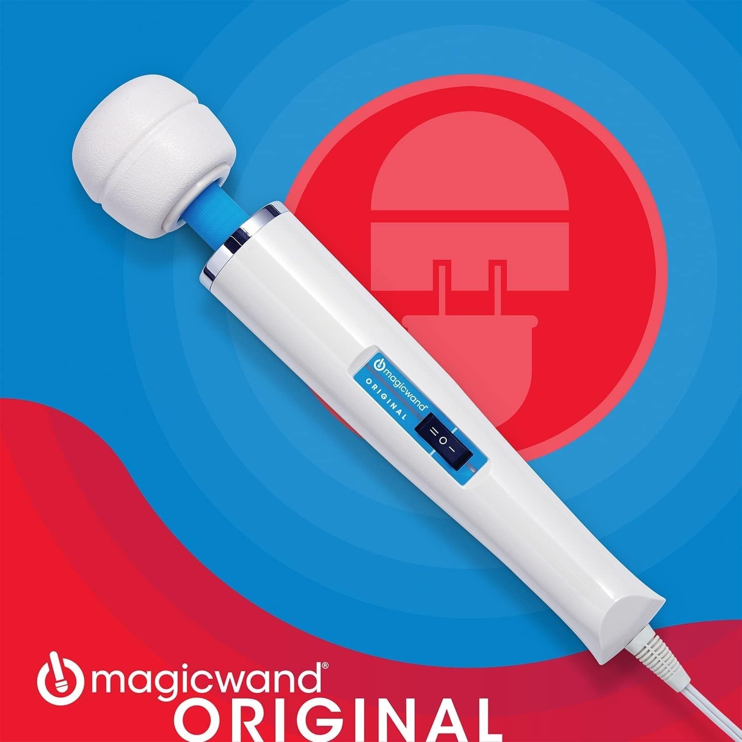 Authentic Magic Wand Original Massager – Ultra-Powerful 2-Speed Plug-in Perso…