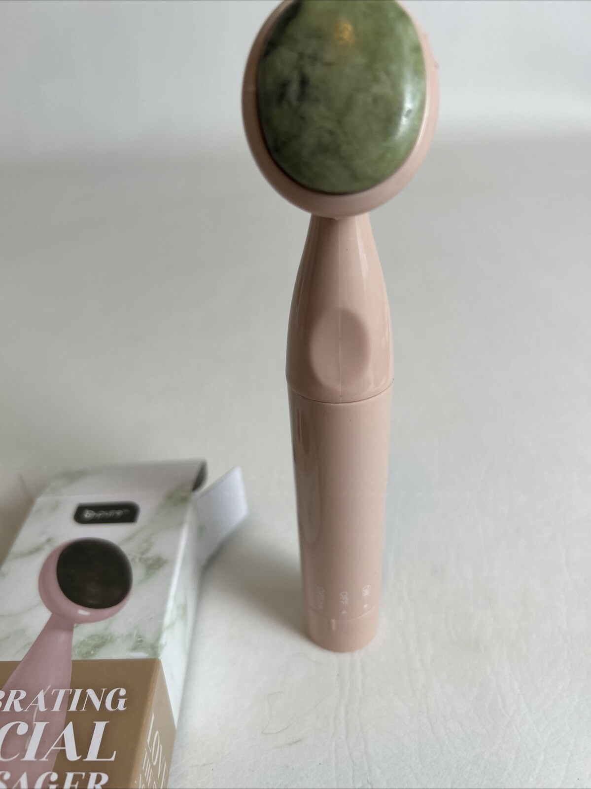 b.pure Vibrating Jade Stone Facial Massager Brand New In Box