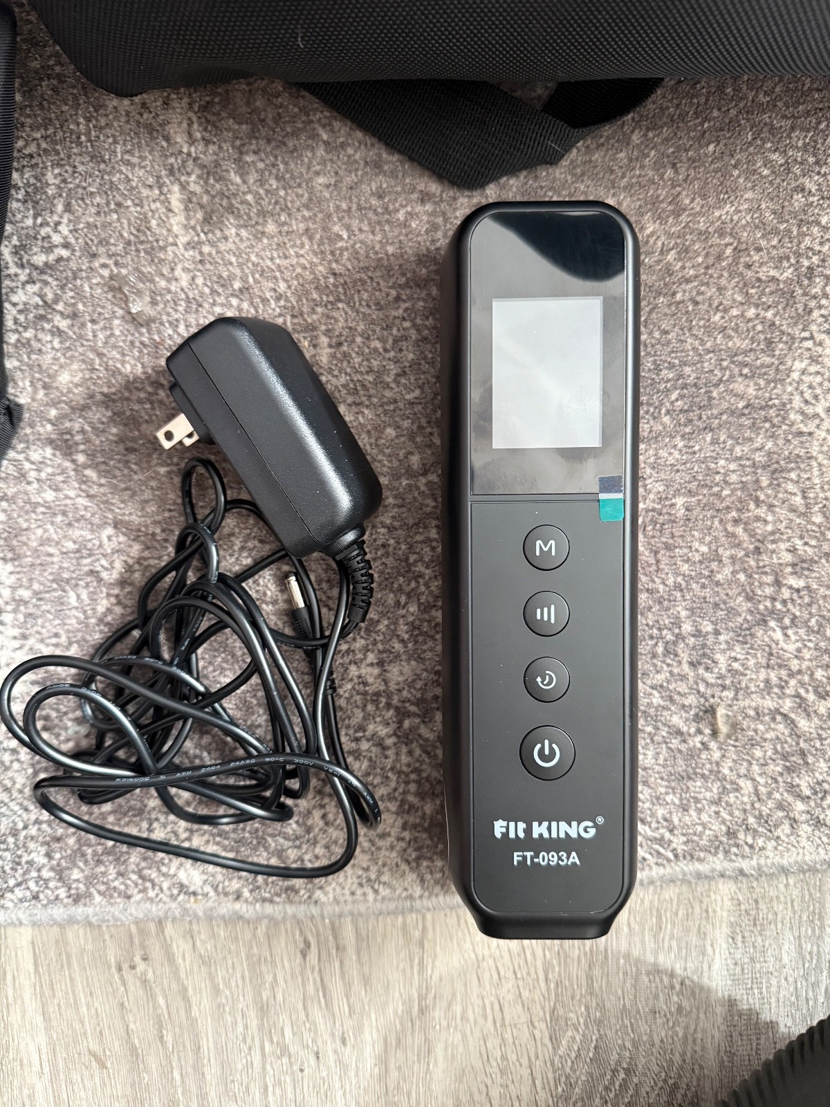 Fit King FT-093A Black 2 Modes 3 Intensities Air Compression Leg Massager