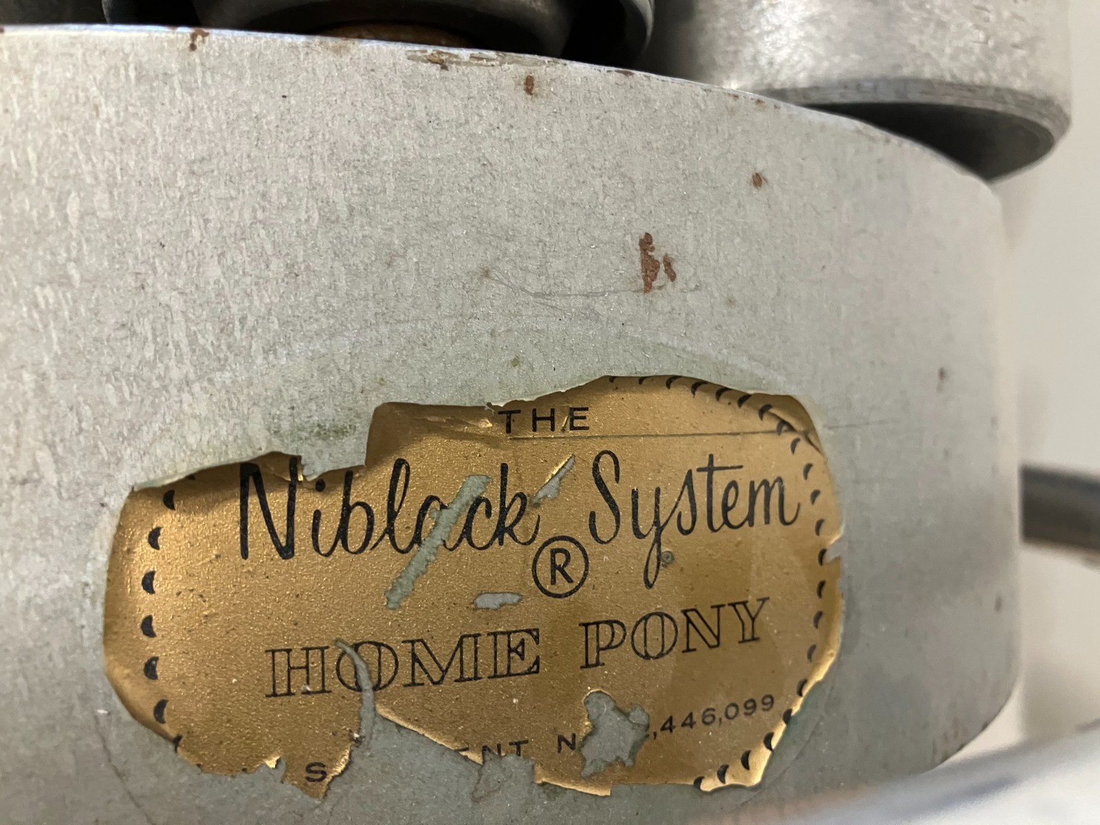Vintage Niblack System Home Pony Electric Slenderizing Massage Machine – Works