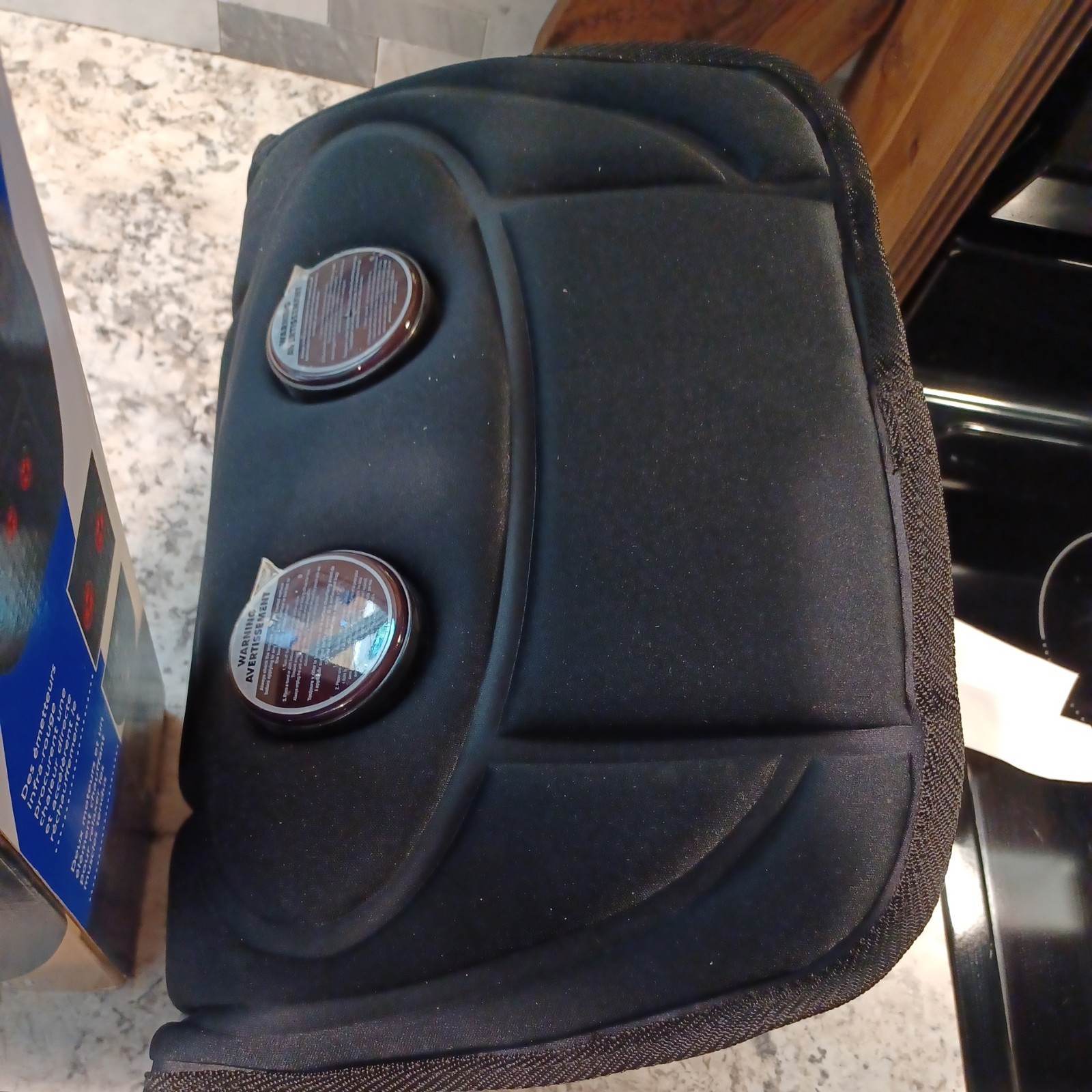 Dr. Scholls Back cushion Massager With Heat car adapter included never used