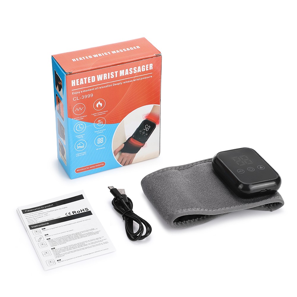 Electric Wrist Heating Pad USB Heated Wrist Brace Support for Arthritis Joint