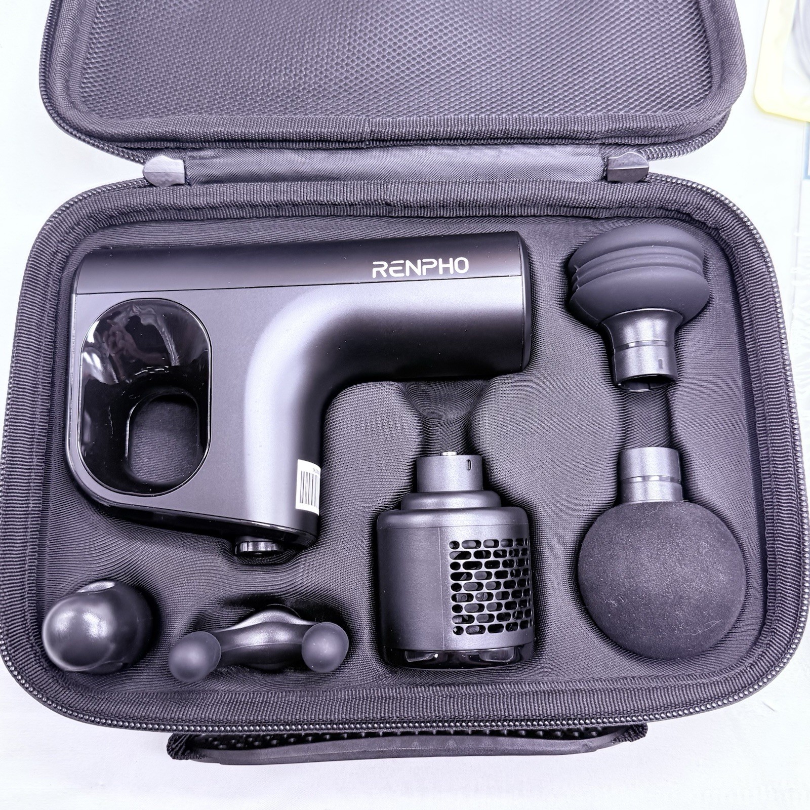 RENPHO Active+ Thermacool Massage Gun with Heat and Cold, Percussion Deep Tissue