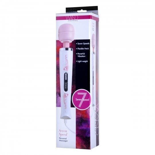 Wand Essentials 7-Speed Vibrating Massager Full Body Massage TPR Free US S&H New