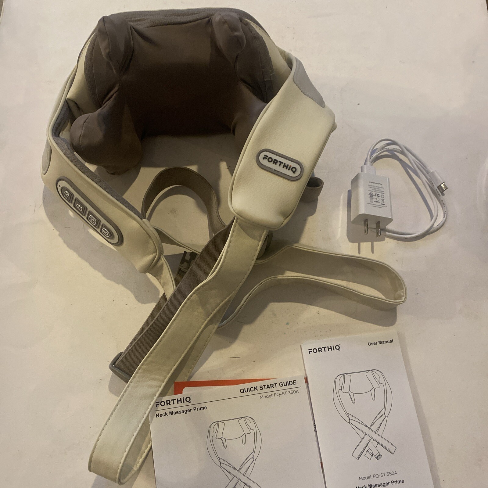 Forthiq Deep Tissue Neck Massager Hand-Like Heat Adjustable