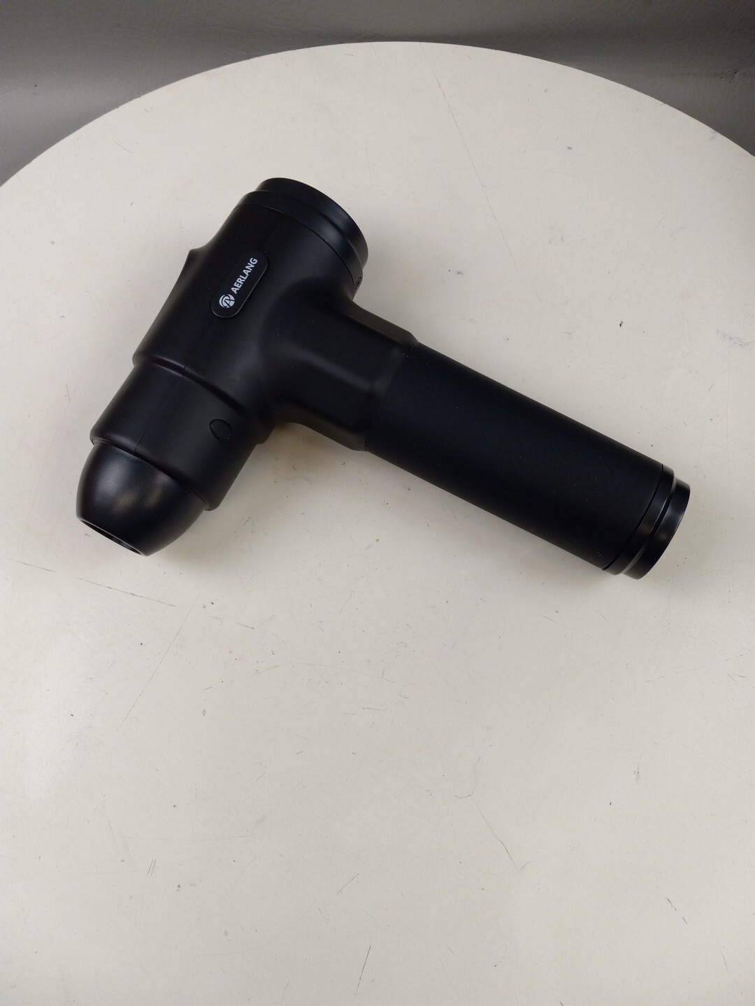 Aerlang Black Cordless Rechargeable Massage Gun with Attachments and Case
