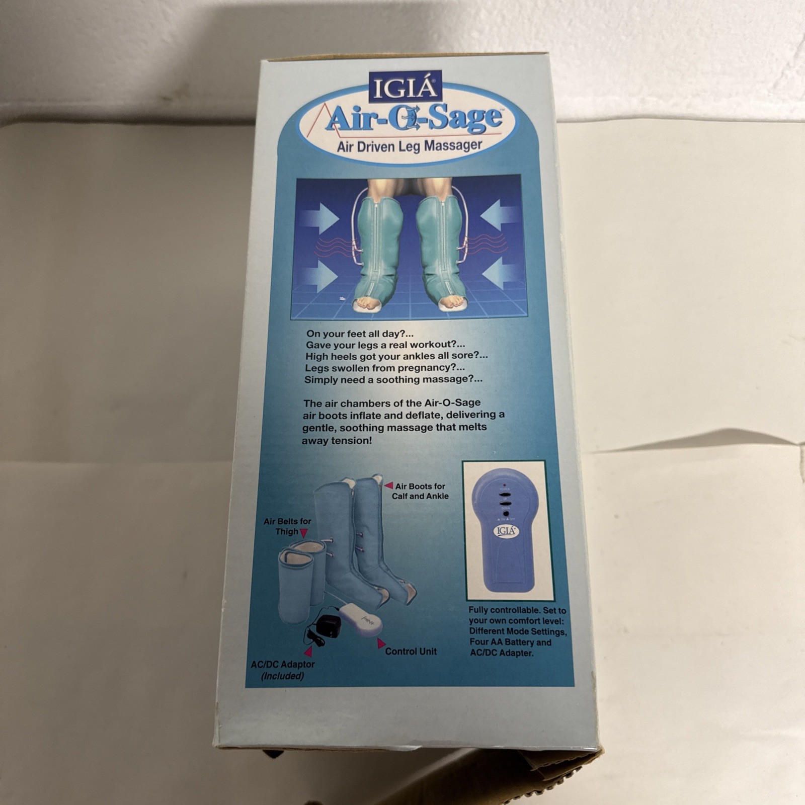Leg Massager Igia Air-O-Sage Leg Massager for Circulation