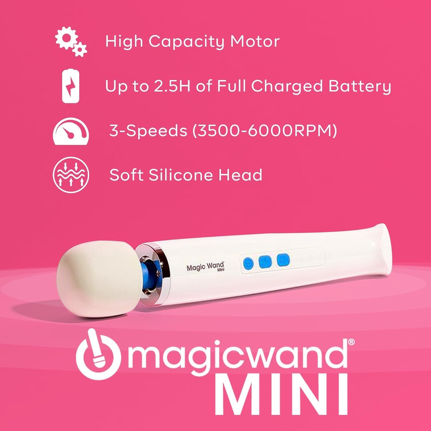 Magic Wand Massager 🍯Handheld Vibrating Full Body Massage Therapy Tool Ball
