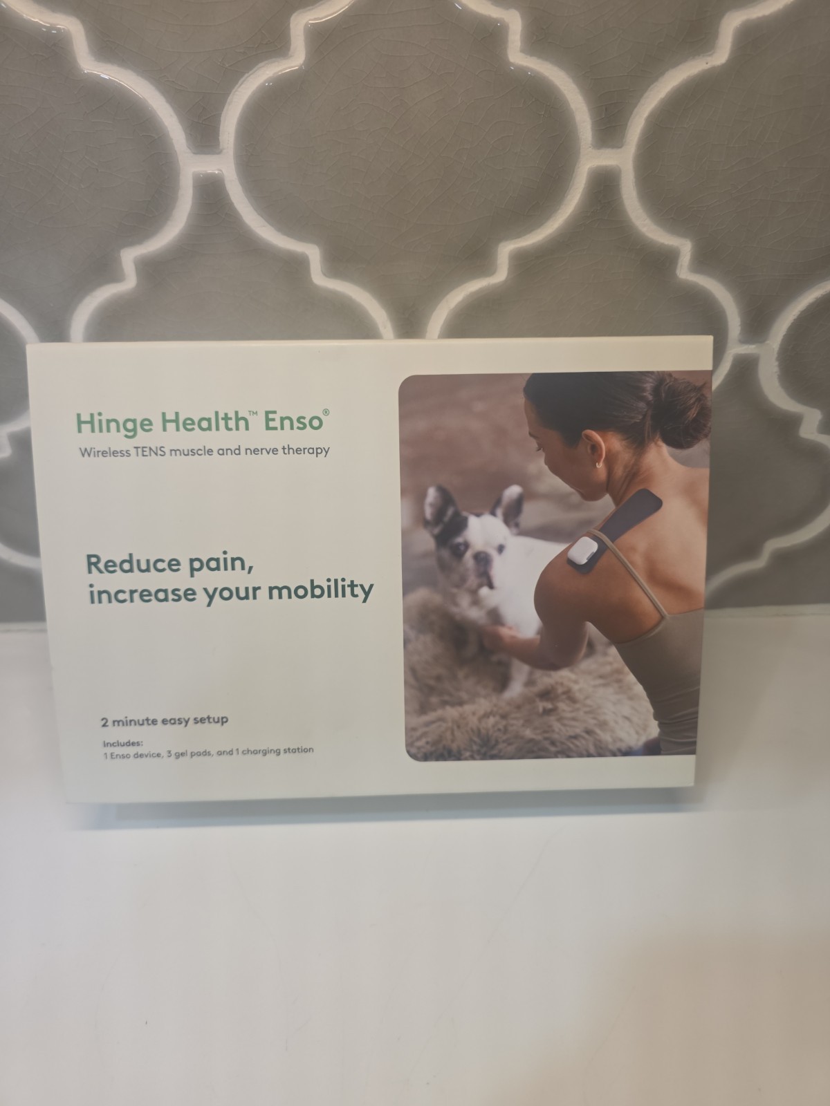 Hinge Health Enso Wireless TENS Muscle Nerve Therapy New Open Box
