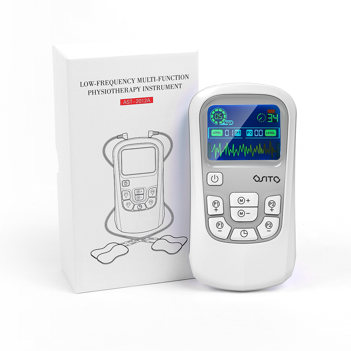 Tens EMS Professional Electrical Massager Machine Full-body Therapy Pain Relief